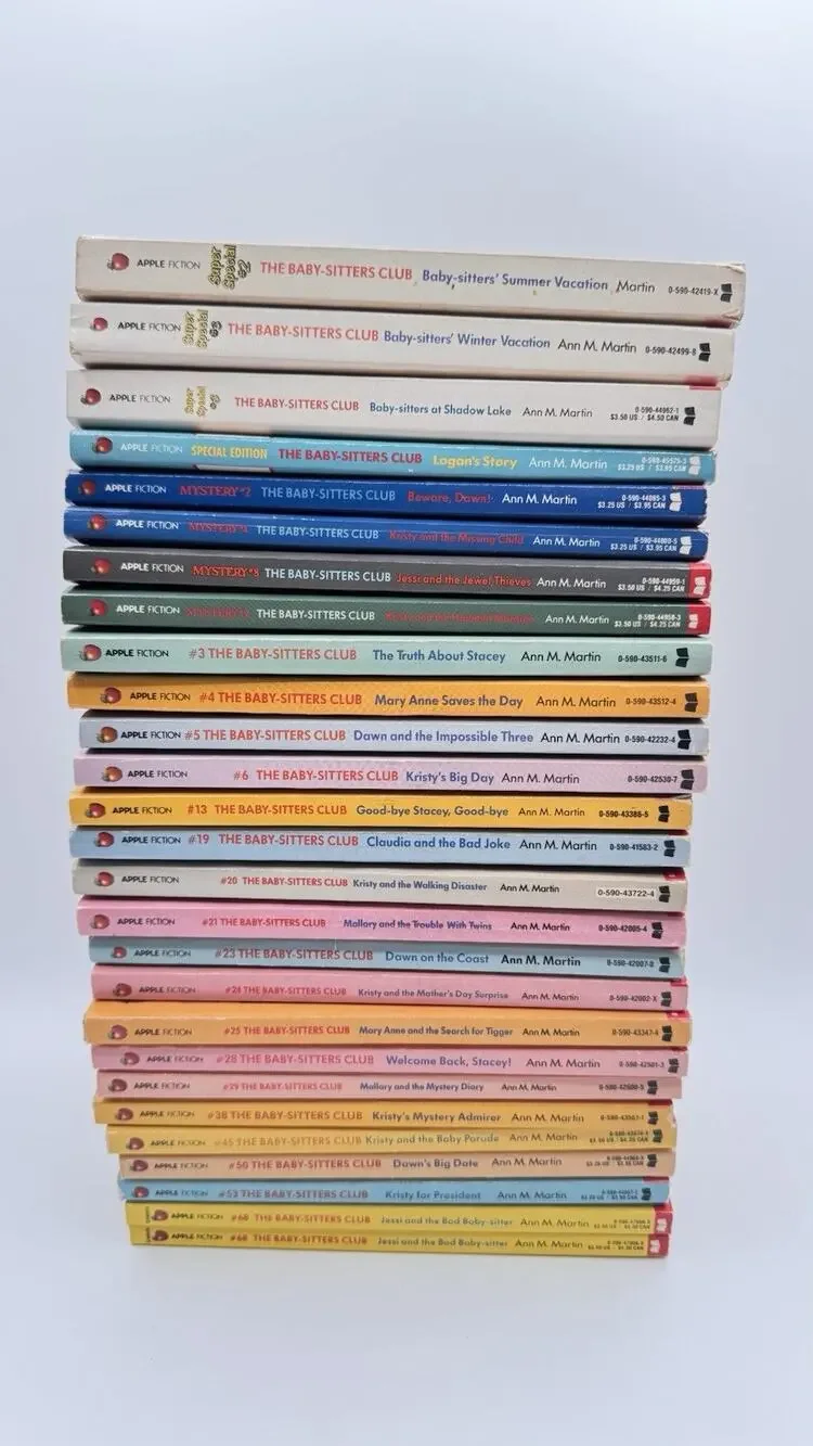 VTG Lot Of 27 The Babysitters Club Scholastic Books Novels Mystery, SE, Super Sp